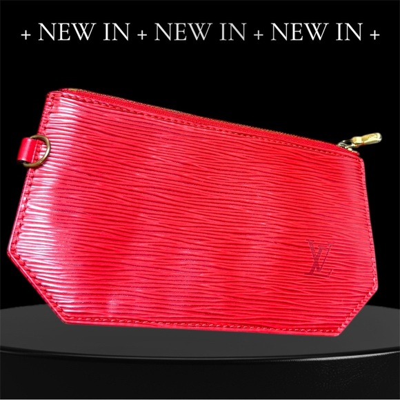 Louis Vuitton Handbags - Louis Vuitton Red Epi Coin Pouch